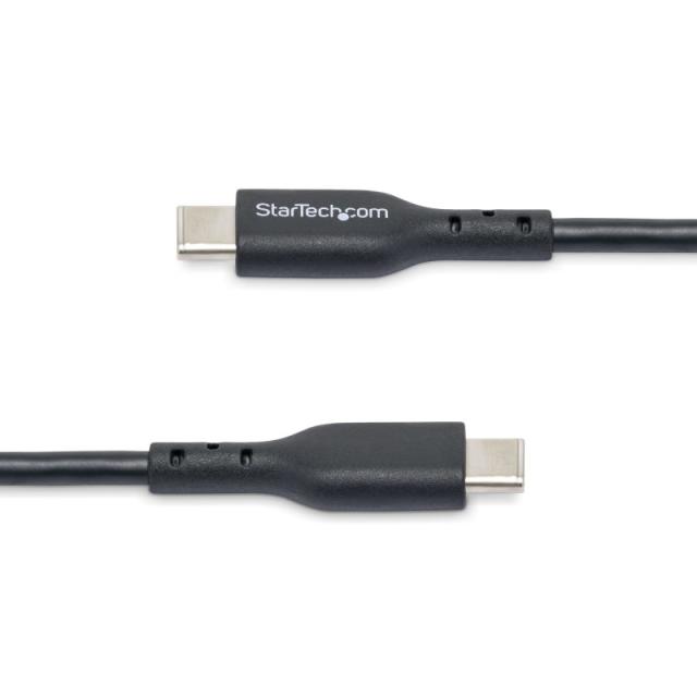 StarTech.com - Paquete de 2 Cables USB-C de Carga de 1m - Cable USB 2.0 Cargador para Portátiles - Cable USB Tipo C - PD 60W 3A