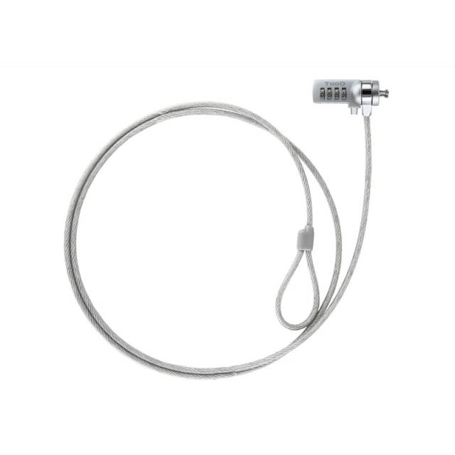 TooQ - TQCLKC0015 cable antirrobo Plata 1,5 m