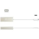 j5create - JCA111 Adaptador gráfico USB 1920 x 1080 Pixeles Aluminio, Blanco