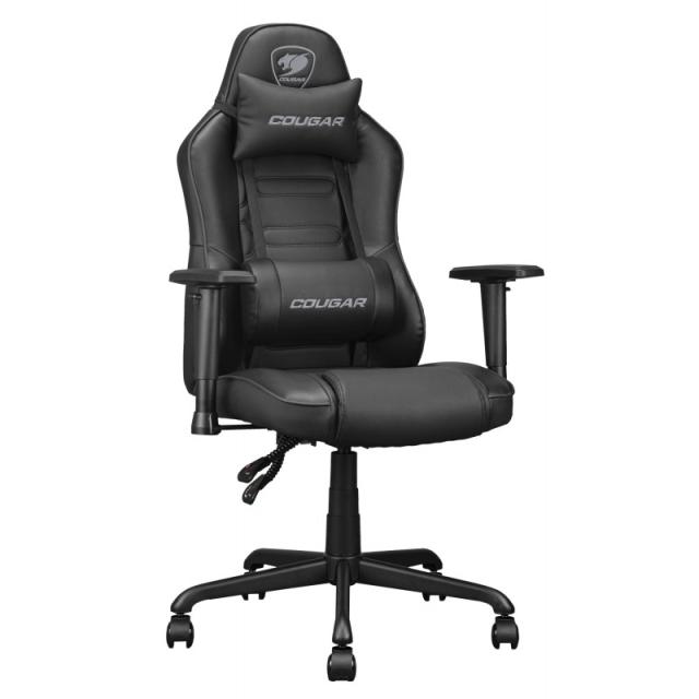 COUGAR - Fusion S Black Silla para videojuegos de PC Asiento acolchado Negro