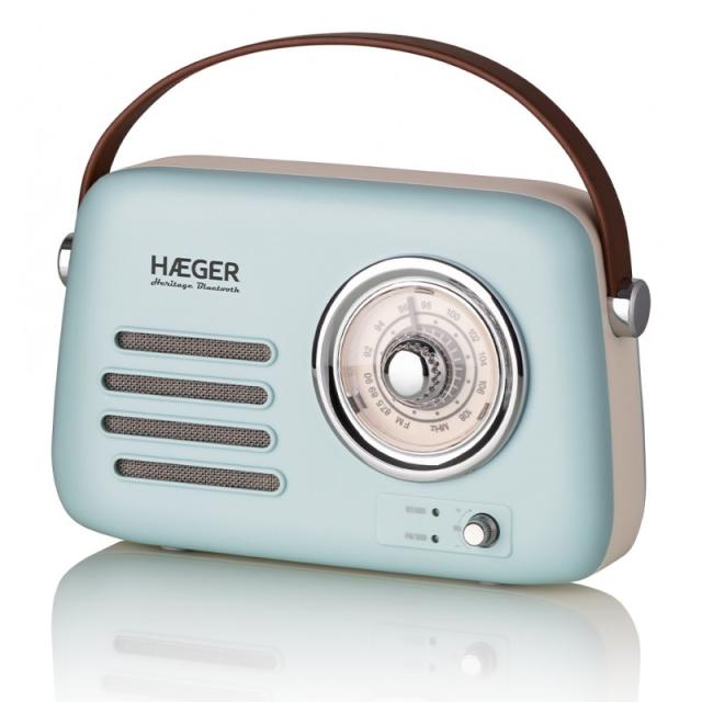 Haeger - RB-BLU.002A radio Portátil Turquesa