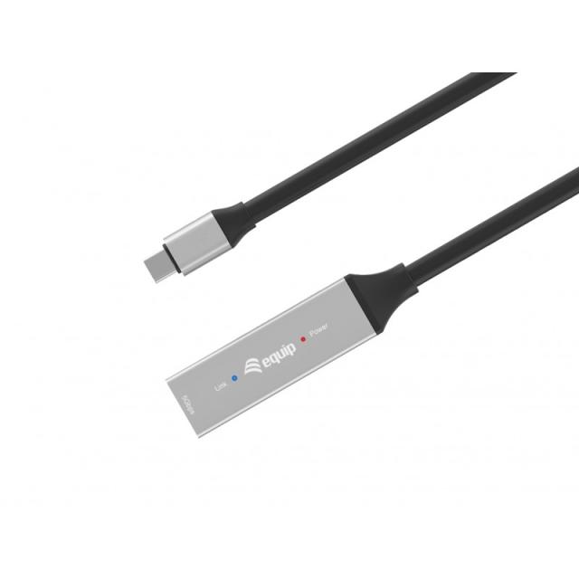 Equip - 133357 cable USB USB 3.2 Gen 1 (3.1 Gen 1) 10 m USB C 5 Gbit/s Negro