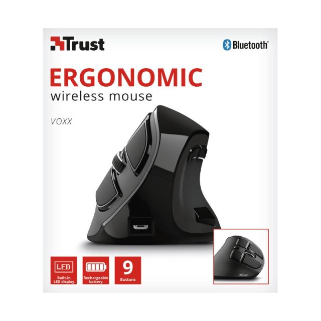 Trust - Voxx ratón Oficina mano derecha RF Wireless + Bluetooth Óptico 2400 DPI