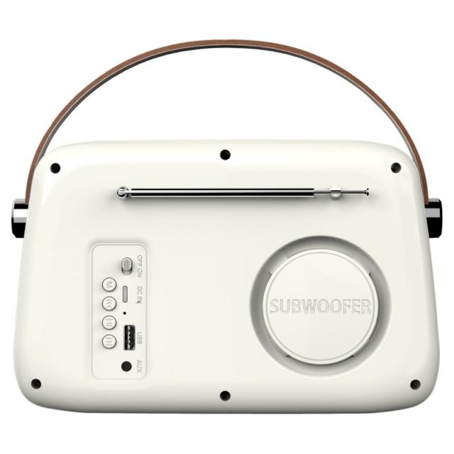 Savio - RS-02 radio Portátil Analógica Blanco