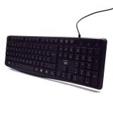 Ewent - EW3001 teclado Oficina USB QWERTY Español Negro