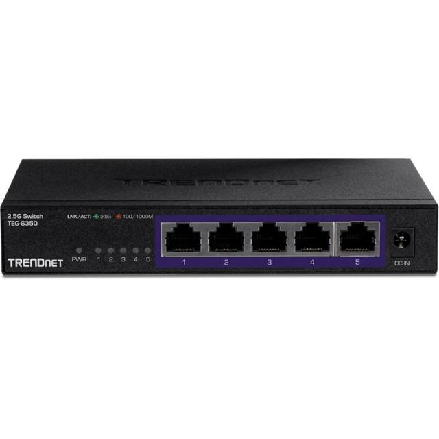 Trendnet - TEG-S350 switch No administrado Gigabit Ethernet (10/100/1000) Negro