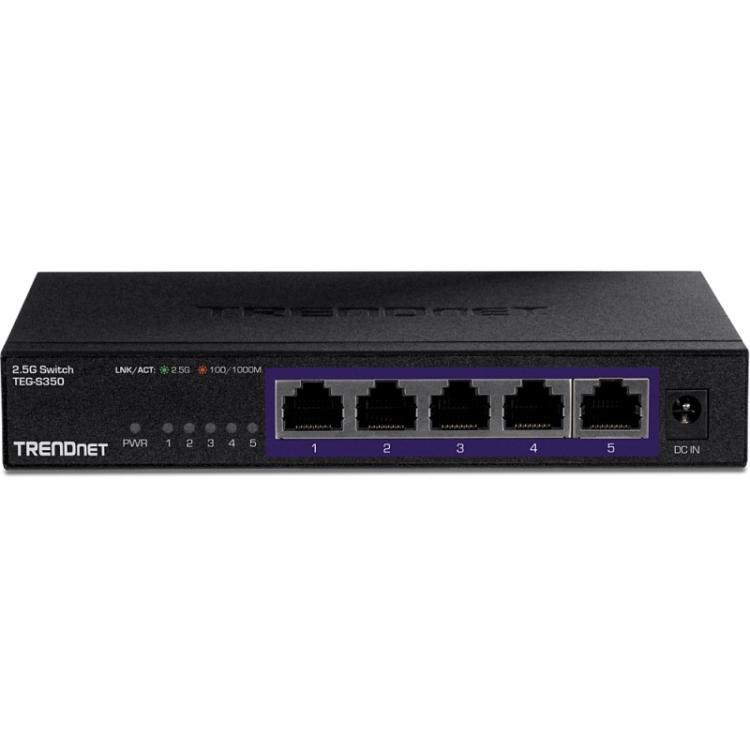 Trendnet - TEG-S350 switch No administrado Gigabit Ethernet (10/100/1000) Negro