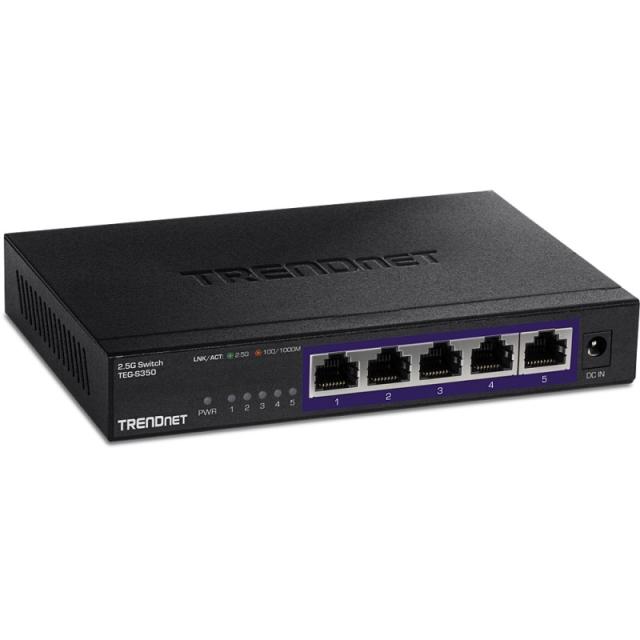 Trendnet - TEG-S350 switch No administrado Gigabit Ethernet (10/100/1000) Negro