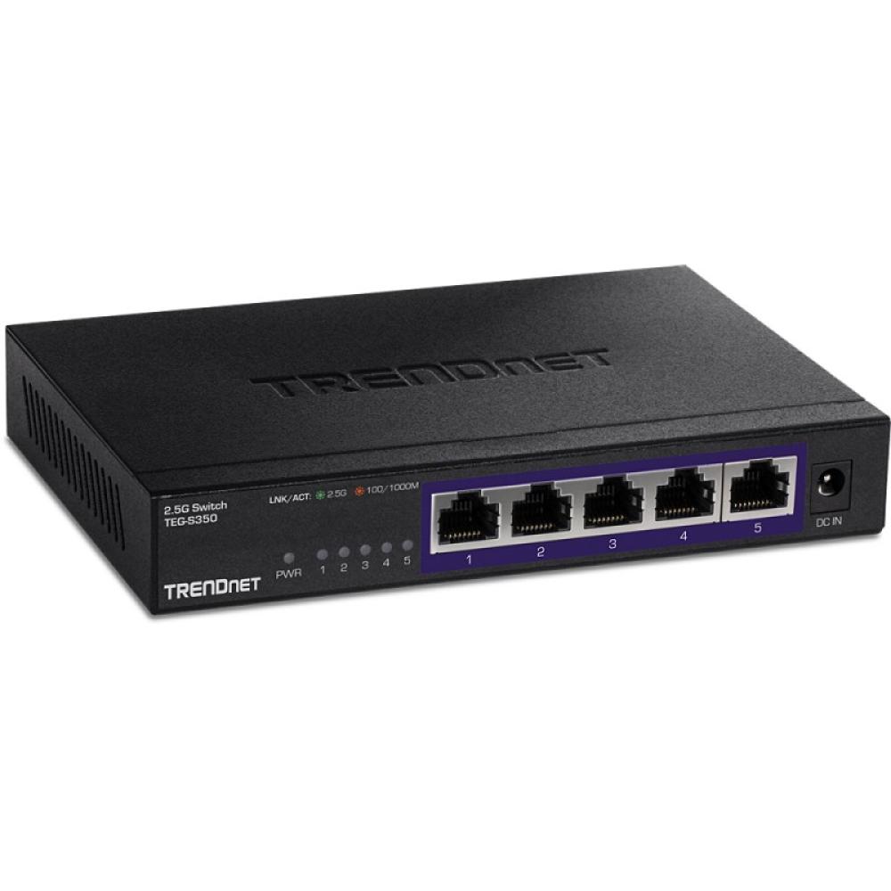 Trendnet - TEG-S350 switch No administrado Gigabit Ethernet (10/100/1000) Negro