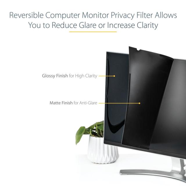 StarTech.com - Filtro de Privacidad para Monitores de 24 Pulgadas - Pantalla de Privacidad para Reducir la Luz Azul - de Pantall