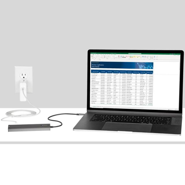 StarTech.com - Adaptador Multipuertos USB C - Docking Station USB Tipo C a HDMI 2.0 4K 60Hz - Entrega de Alimentación 100W Pass-