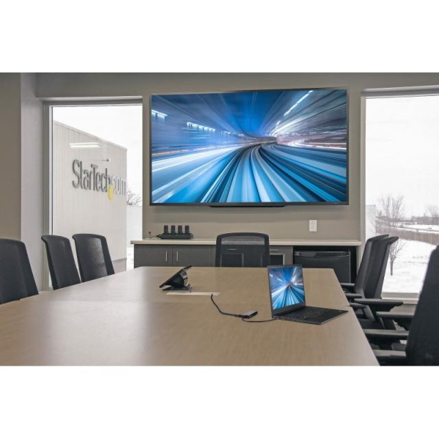 StarTech.com - Adaptador Multipuertos USB-C - Docking Station USB Tipo C a HDMI o Mini DisplayPort 4K60 - Replicador de Puertos