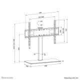 Neomounts - DS45-430BL16 Soporte da mesa para TV 37-70"- girar