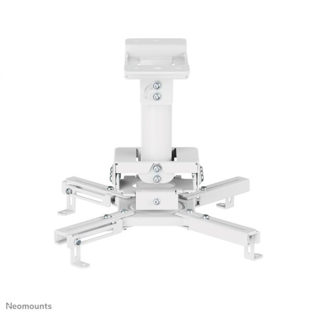 Neomounts - CL25-530WH1 Soporte de techo para proyector - alt. 25,5 cm - fácil montaje - movimiento completo