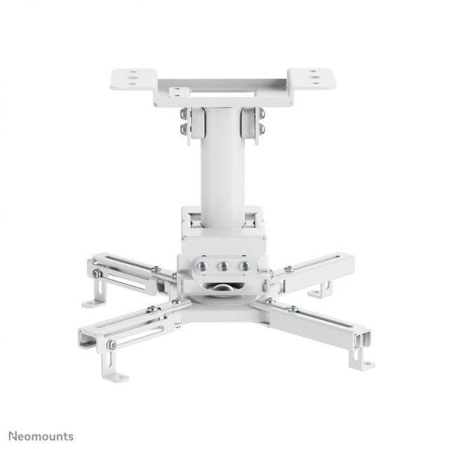 Neomounts - CL25-530WH1 Soporte de techo para proyector - alt. 25,5 cm - fácil montaje - movimiento completo