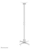 Neomounts - CL25-550WH1 Soporte de techo para proyector - alt. 74,5-114,5 cm - fácil montaje - movimiento completo