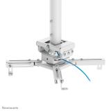 Neomounts - CL25-550WH1 Soporte de techo para proyector - alt. 74,5-114,5 cm - fácil montaje - movimiento completo