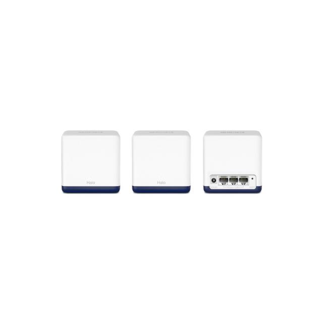 Mercusys - Halo H50G (3-pack) Doble banda (2,4 GHz / 5 GHz) Wi-Fi 5 (802.11ac) Blanco Interno
