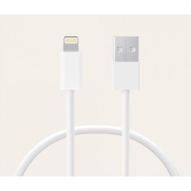 Ksix - LCL2001ALB cable de conector Lightning 1 m Blanco