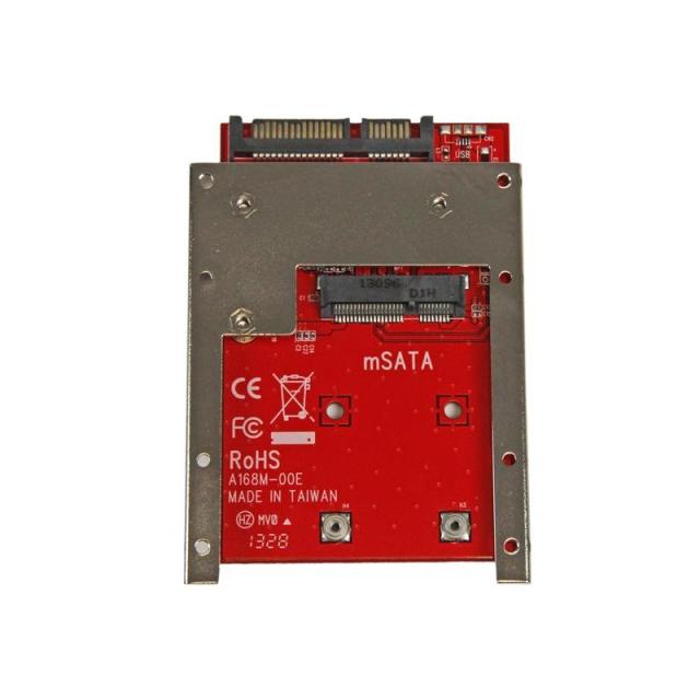 StarTech.com - Adaptador Conversor de SSD mSATA a SATA de 2,5 Pulgadas - Convertidor