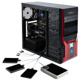 StarTech.com - Tarjeta PCIe de 8 Puertos SATA - Tarjeta Adaptadora de Expansión PCI Express SATA con 4 Controladores de Host - T