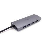 Equip - Adaptador multifunción USB-C 7 en 1, HDMI, USB 3.0, TF/MICRO SD, 60W USB PD