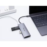 Equip - Adaptador multifunción USB-C 7 en 1, HDMI, USB 3.0, TF/MICRO SD, 60W USB PD