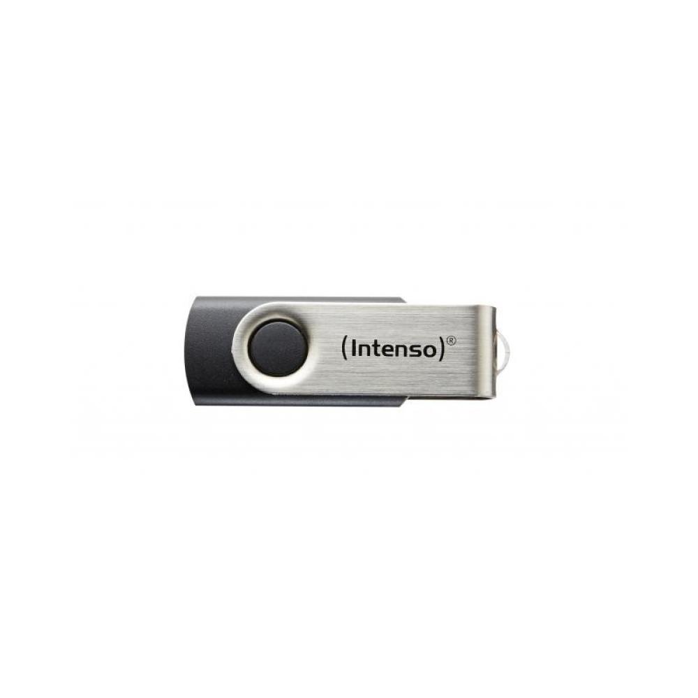 Intenso - Basic Line unidad flash USB 64 GB USB tipo A 2.0 Negro, Plata