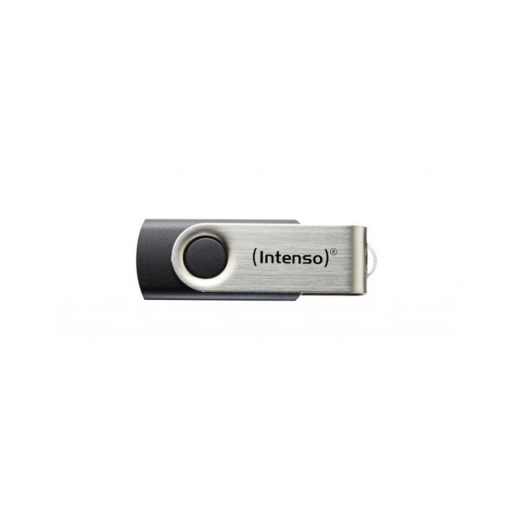 Intenso - Basic Line unidad flash USB 64 GB USB tipo A 2.0 Negro, Plata