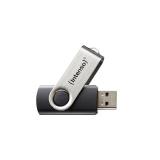 Intenso - Basic Line unidad flash USB 64 GB USB tipo A 2.0 Negro, Plata