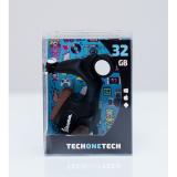 TECH ONE TECH - TEC5150-32 unidad flash USB 32 GB USB tipo A Negro, Marrón, Blanco