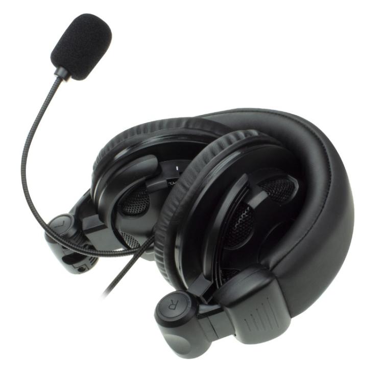 Ewent - EW3564 auricular y casco Auriculares Alámbrico Diadema Llamadas/Música Negro
