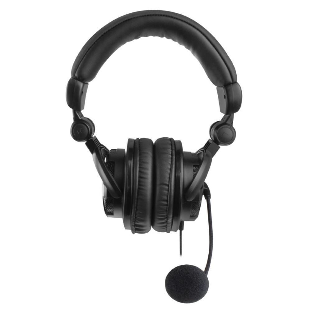 Ewent - EW3564 auricular y casco Auriculares Alámbrico Diadema Llamadas/Música Negro
