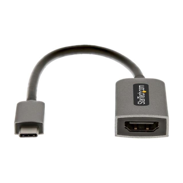 StarTech.com - Adaptador USB C a HDMI de Vídeo 4K 60Hz - HDR10 - Conversor Tipo Llave USB Tipo C a HDMI 2.0b Dongle - Convertido