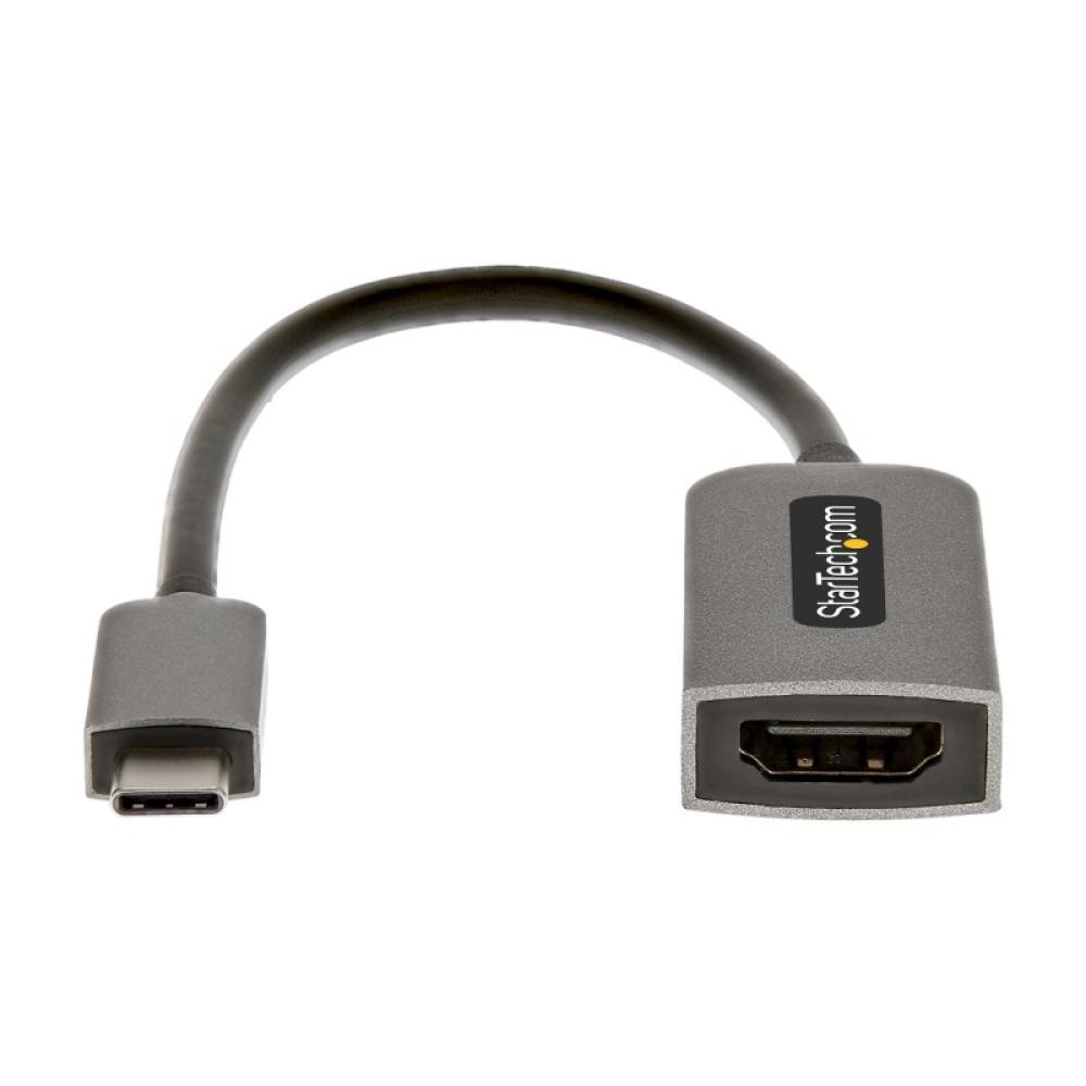 StarTech.com - Adaptador USB C a HDMI de Vídeo 4K 60Hz - HDR10 - Conversor Tipo Llave USB Tipo C a HDMI 2.0b Dongle - Convertido