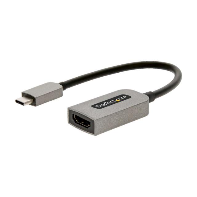 StarTech.com - Adaptador USB C a HDMI de Vídeo 4K 60Hz - HDR10 - Conversor Tipo Llave USB Tipo C a HDMI 2.0b Dongle - Convertido