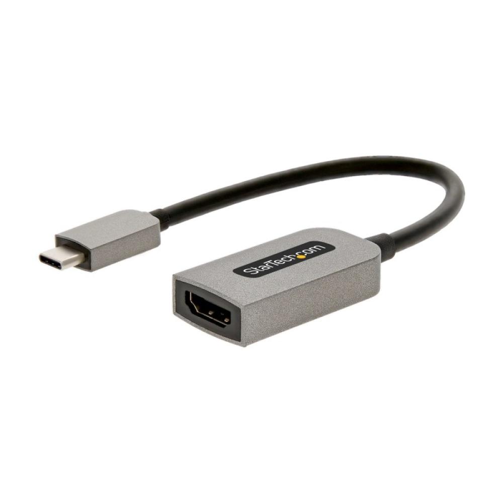 StarTech.com - Adaptador USB C a HDMI de Vídeo 4K 60Hz - HDR10 - Conversor Tipo Llave USB Tipo C a HDMI 2.0b Dongle - Convertido