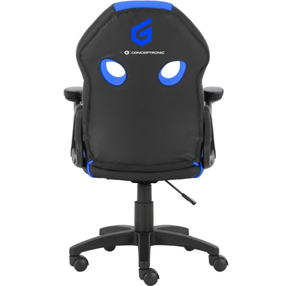 Conceptronic - EYOTA06B silla para videojuegos Silla para videojuegos de PC Asiento acolchado Negro, Azul