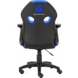Conceptronic - EYOTA06B silla para videojuegos Silla para videojuegos de PC Asiento acolchado Negro, Azul