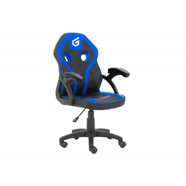 Conceptronic - EYOTA06B silla para videojuegos Silla para videojuegos de PC Asiento acolchado Negro, Azul