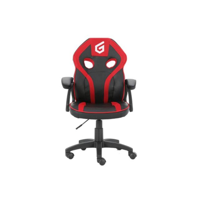 Conceptronic - EYOTA06R silla para videojuegos Silla para videojuegos de PC Asiento acolchado Negro, Rojo