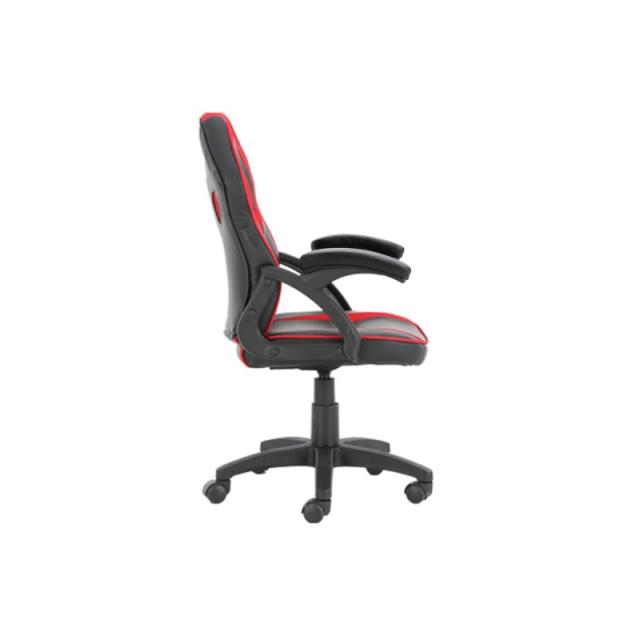 Conceptronic - EYOTA06R silla para videojuegos Silla para videojuegos de PC Asiento acolchado Negro, Rojo