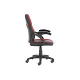 Conceptronic - EYOTA06R silla para videojuegos Silla para videojuegos de PC Asiento acolchado Negro, Rojo