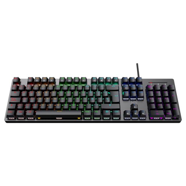 Hiditec - GK400 ARGB teclado Juego USB Negro
