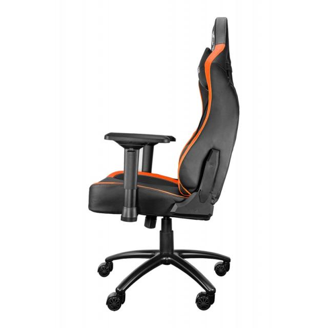 TALIUS - silla Vulture gaming negra/naranja butterfly, base nylon, ruedas nylon