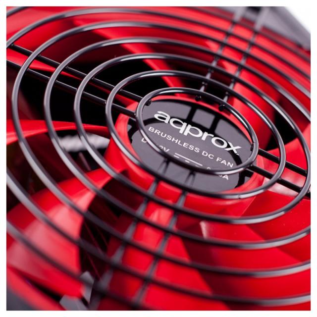 Approx - FUENTE ALIM. GAMING ATX 800W unidad de fuente de alimentación 20+4 pin ATX Negro, Rojo