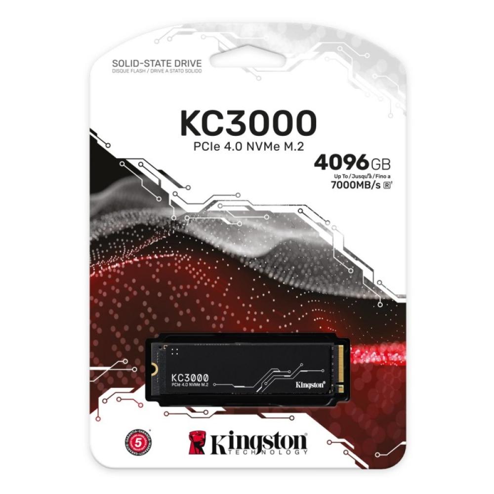 Kingston Technology - 4096G KC3000 M.2 2280 NVMe SSD