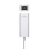 AISENS - Conversor USB3.1 Gen1 USB-C A Ethernet Gigabit 10/100/1000 Mbps, 15 cm