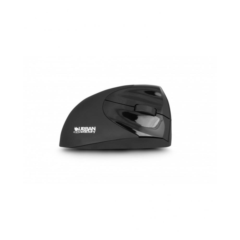 Urban Factory - Wireless Ergo ratón Oficina mano derecha RF inalámbrico Óptico 1600 DPI