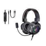 Conceptronic - ATHAN03B auricular y casco Auriculares Alámbrico Diadema Juego Negro